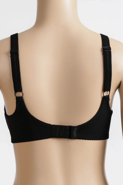 Polyamide Blend Lace Wired Bra – Black