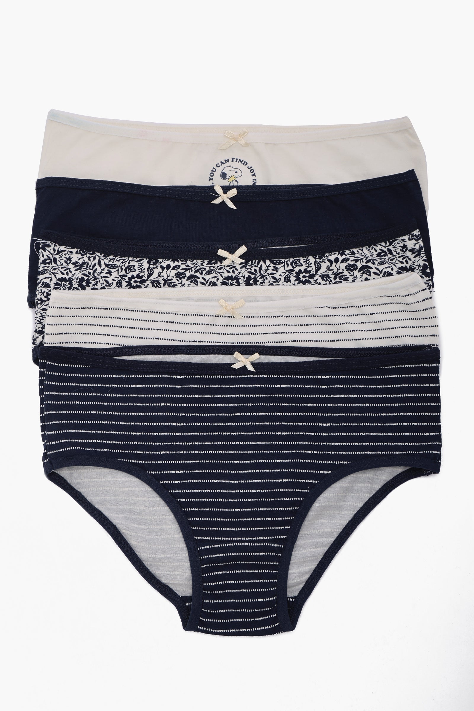Pack of 5 Colored Brief Panties
