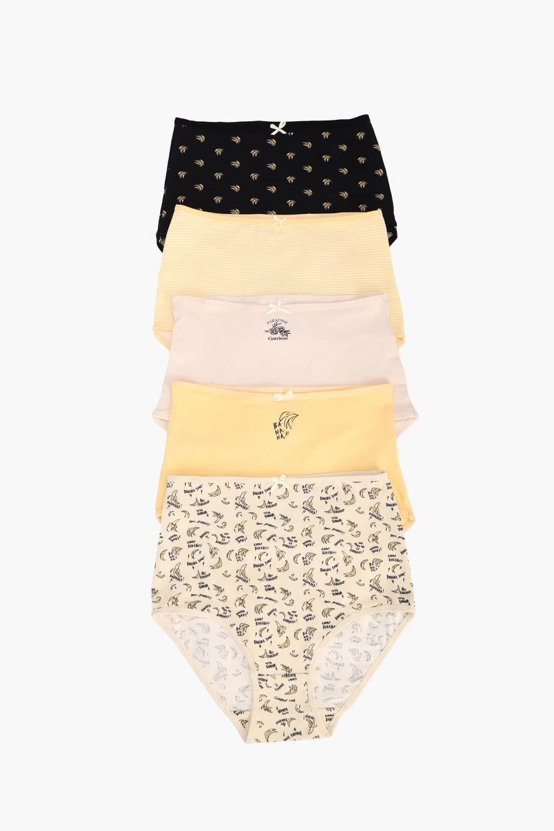 Cotton Colored Full Brief Panties – Multicolor (Pack of 5)