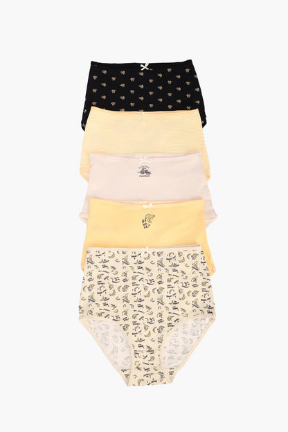 Cotton Colored Full Brief Panties – Multicolor (Pack of 5)