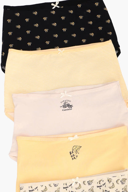 Cotton Colored Full Brief Panties – Multicolor (Pack of 5)