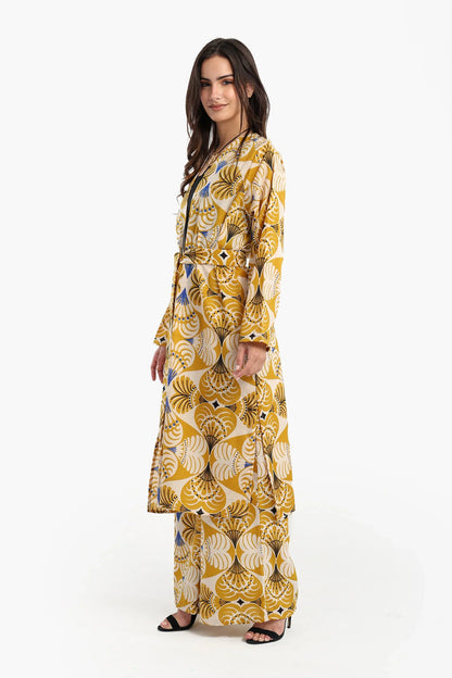 Cotton Printed Summer Kimono – Multicolor