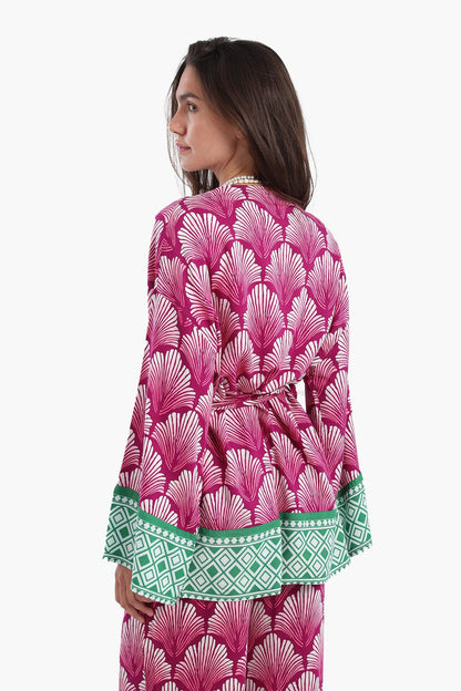Shell Printed Kimono