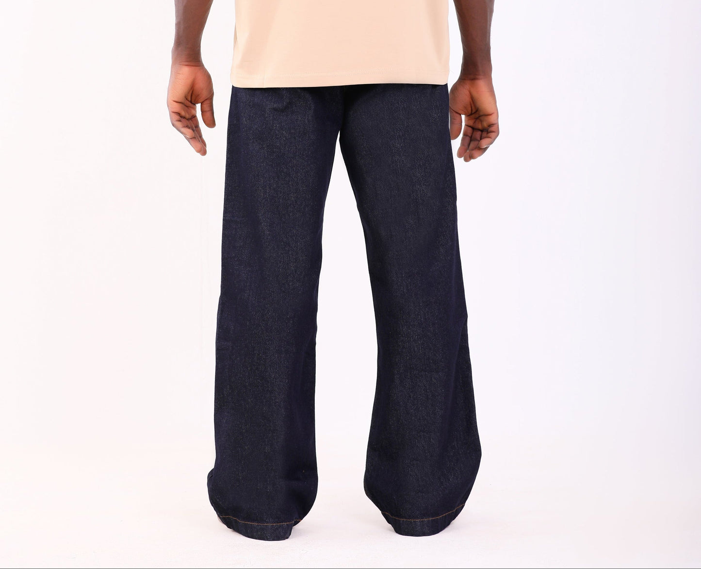 Raw Denim Yellow Stitching - Navy