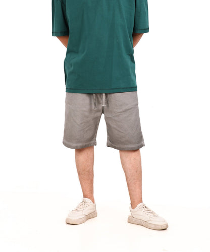 Cotton Washed Melton Shorts