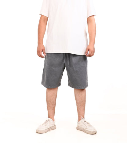 Cotton Washed Melton Shorts