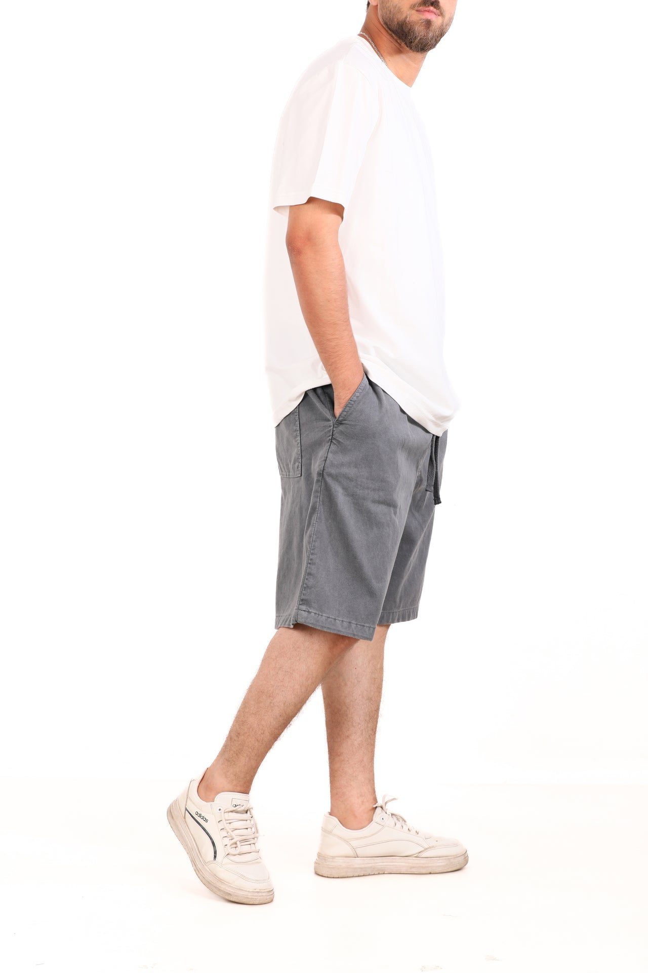 Cotton Washed Melton Shorts