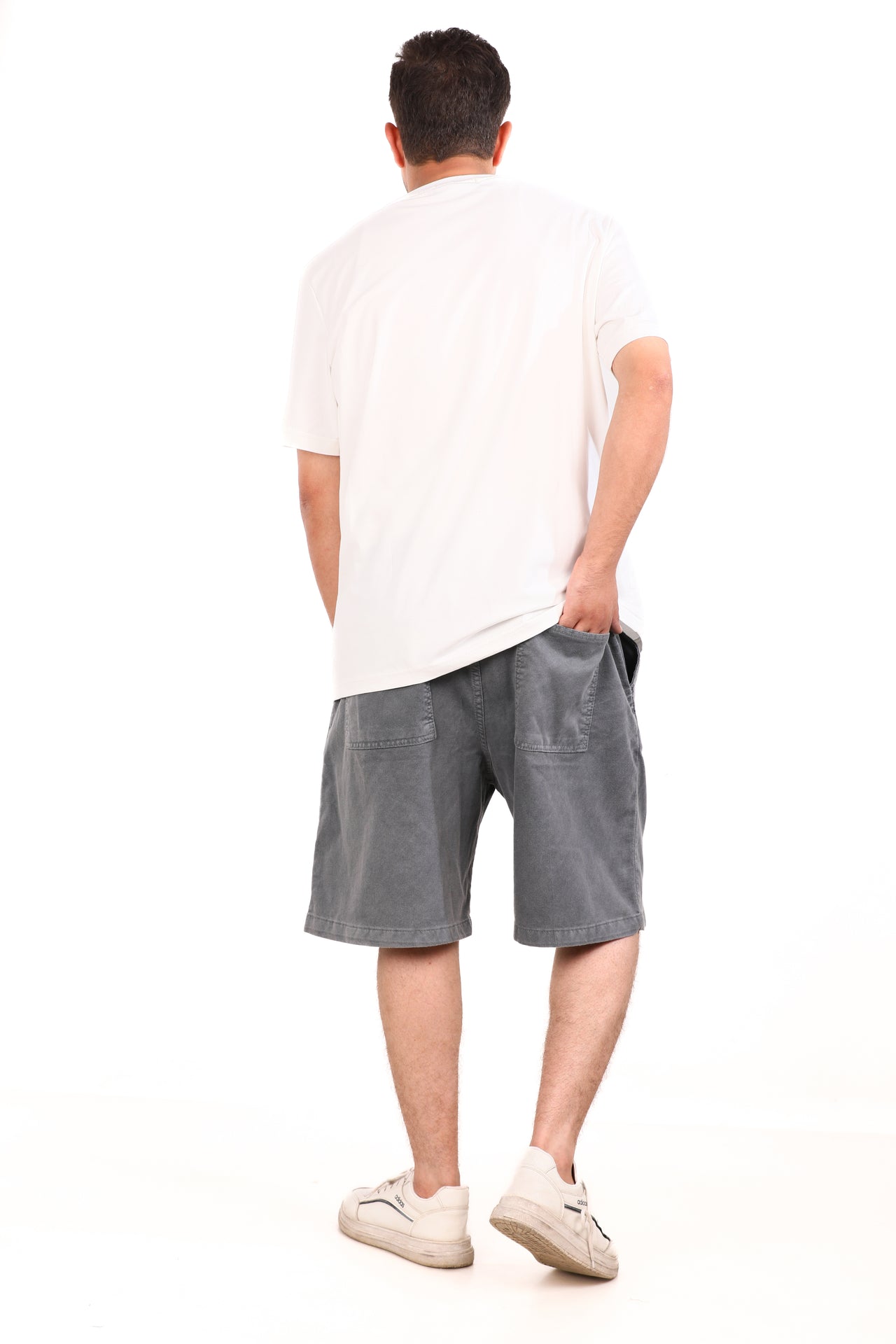 Cotton Washed Melton Shorts
