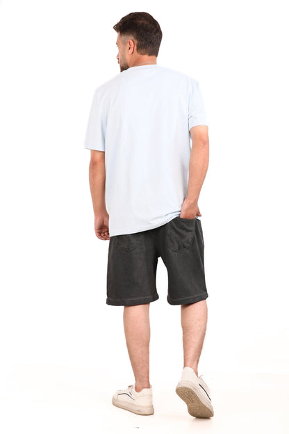 Cotton Washed Melton Shorts