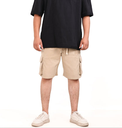 Cotton Gabardine Side Pocket Shorts