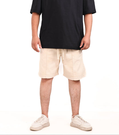 Cotton Stitched Panel Shorts