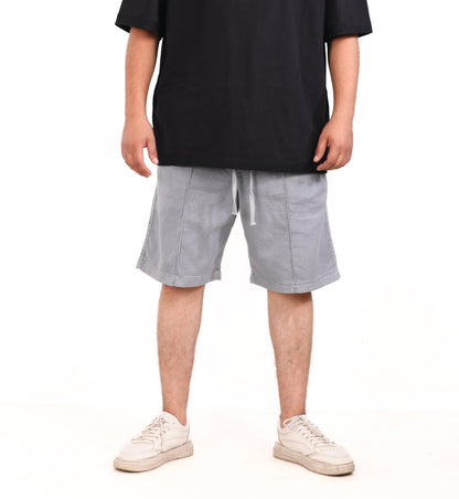 Cotton Stitched Panel Shorts