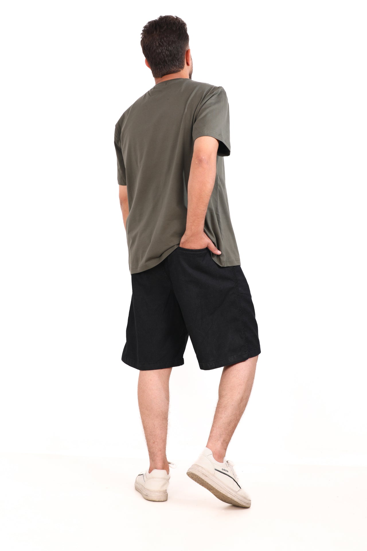 Cotton Stitched Panel Shorts