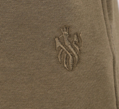 Cotton Solid Melton Shorts