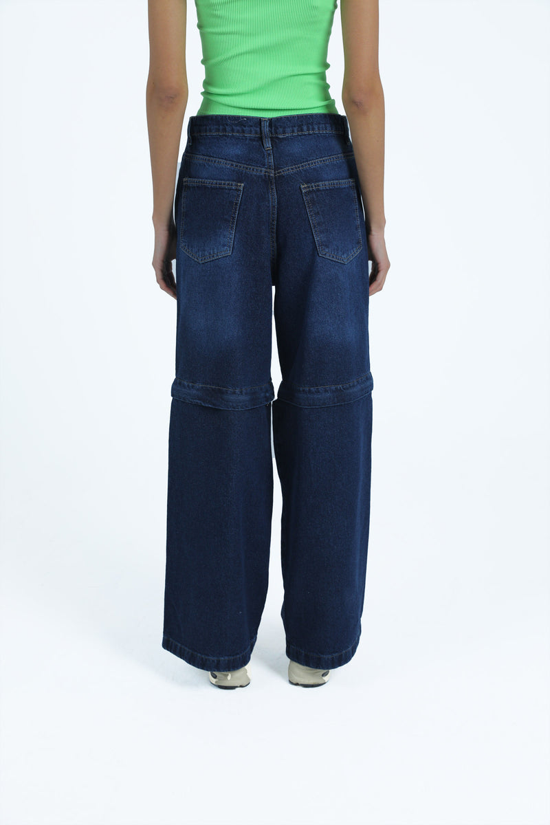 2in1 Convertible Denim Pants