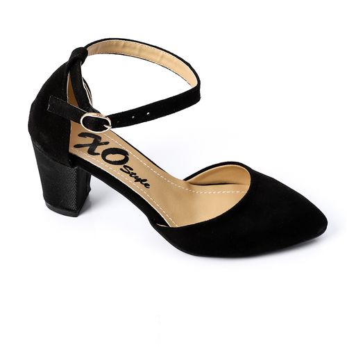 Suede Leather Classic Shoes - Black