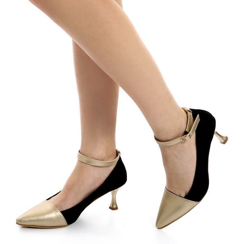 Bi-Tone High Heels  - 6 Cm