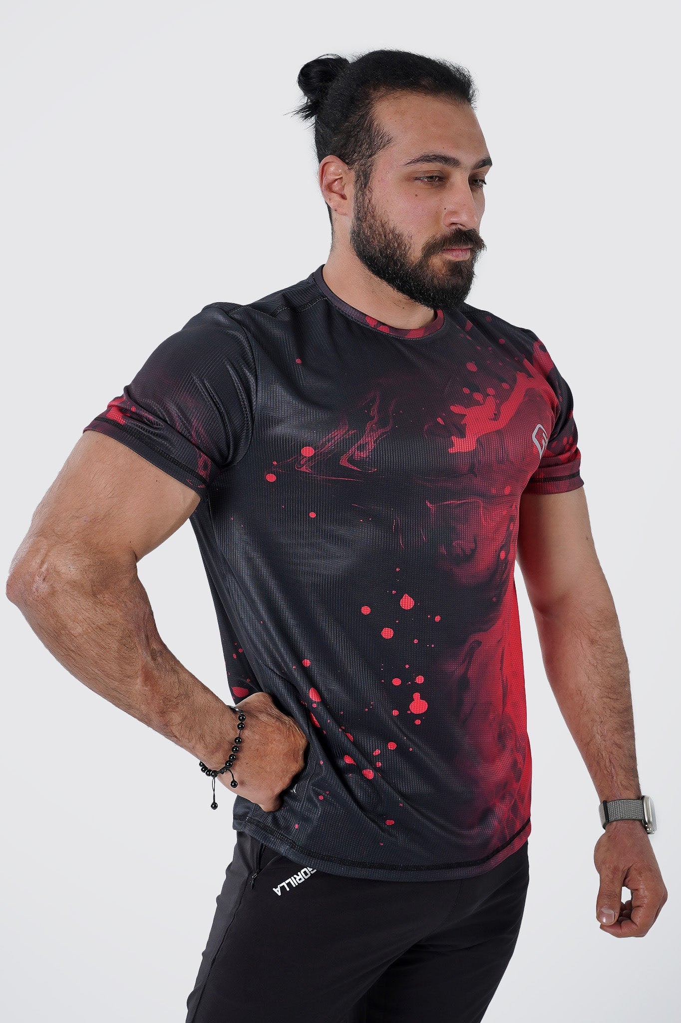 Synthetic Infinite Wave T-Shirt - Multicolor