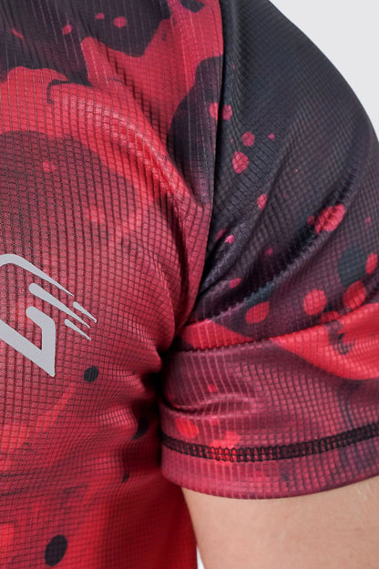 Synthetic Infinite Wave T-Shirt - Multicolor