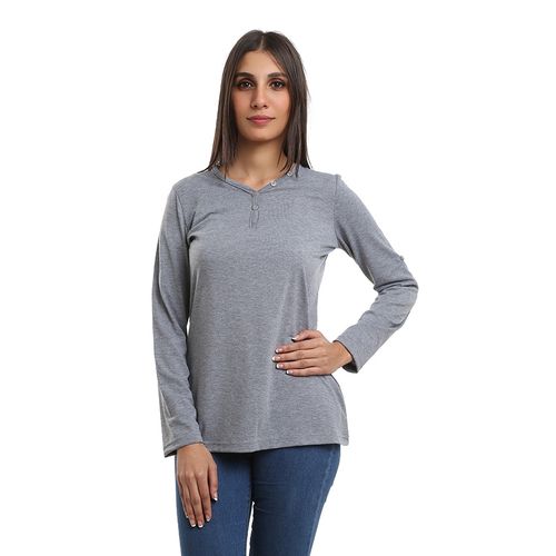 Henley Shirt Long Or 3/4 Sleeve