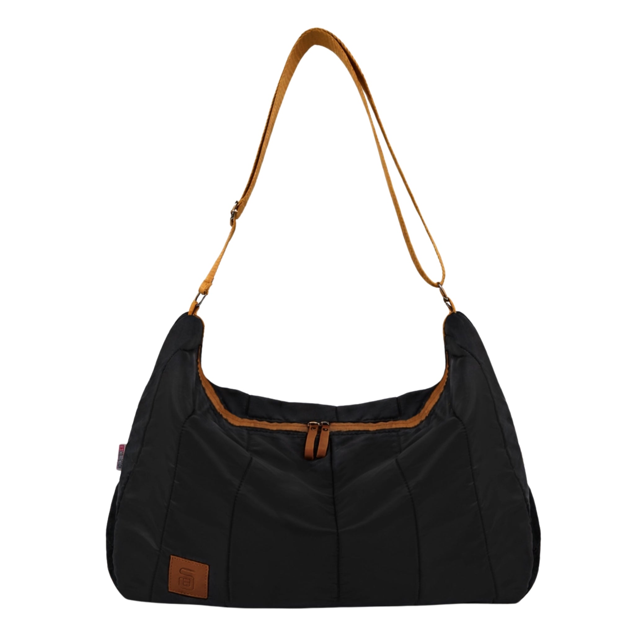 Water-Resistant Large Tote Bag - Black