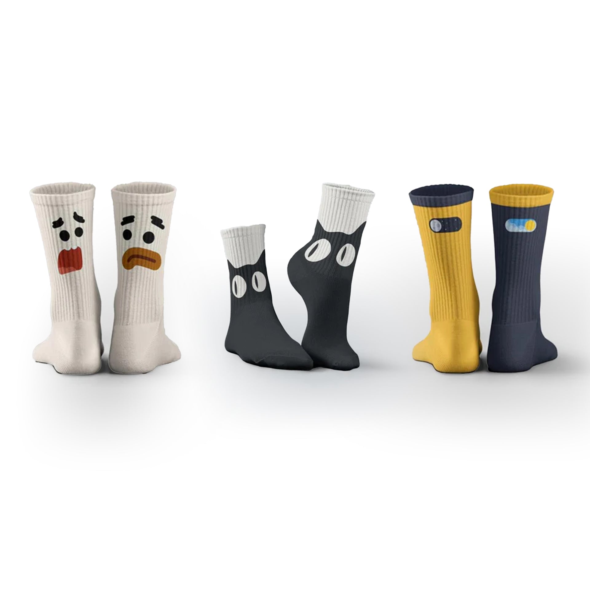 Cotton Crew Socks – Set Of 3