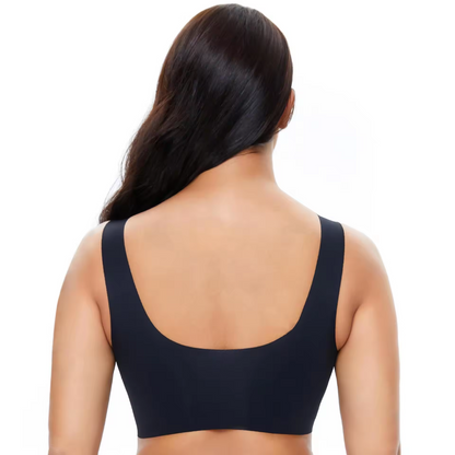 Plus Size Seamless Bra - Black