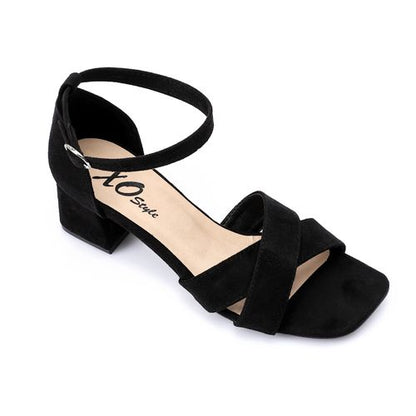 Cross Seude Sandal