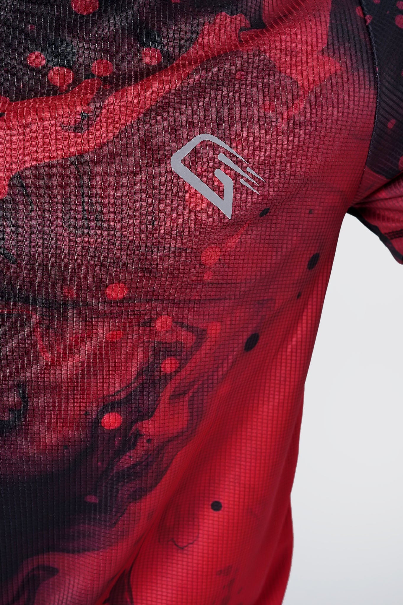 Synthetic Infinite Wave T-Shirt - Multicolor