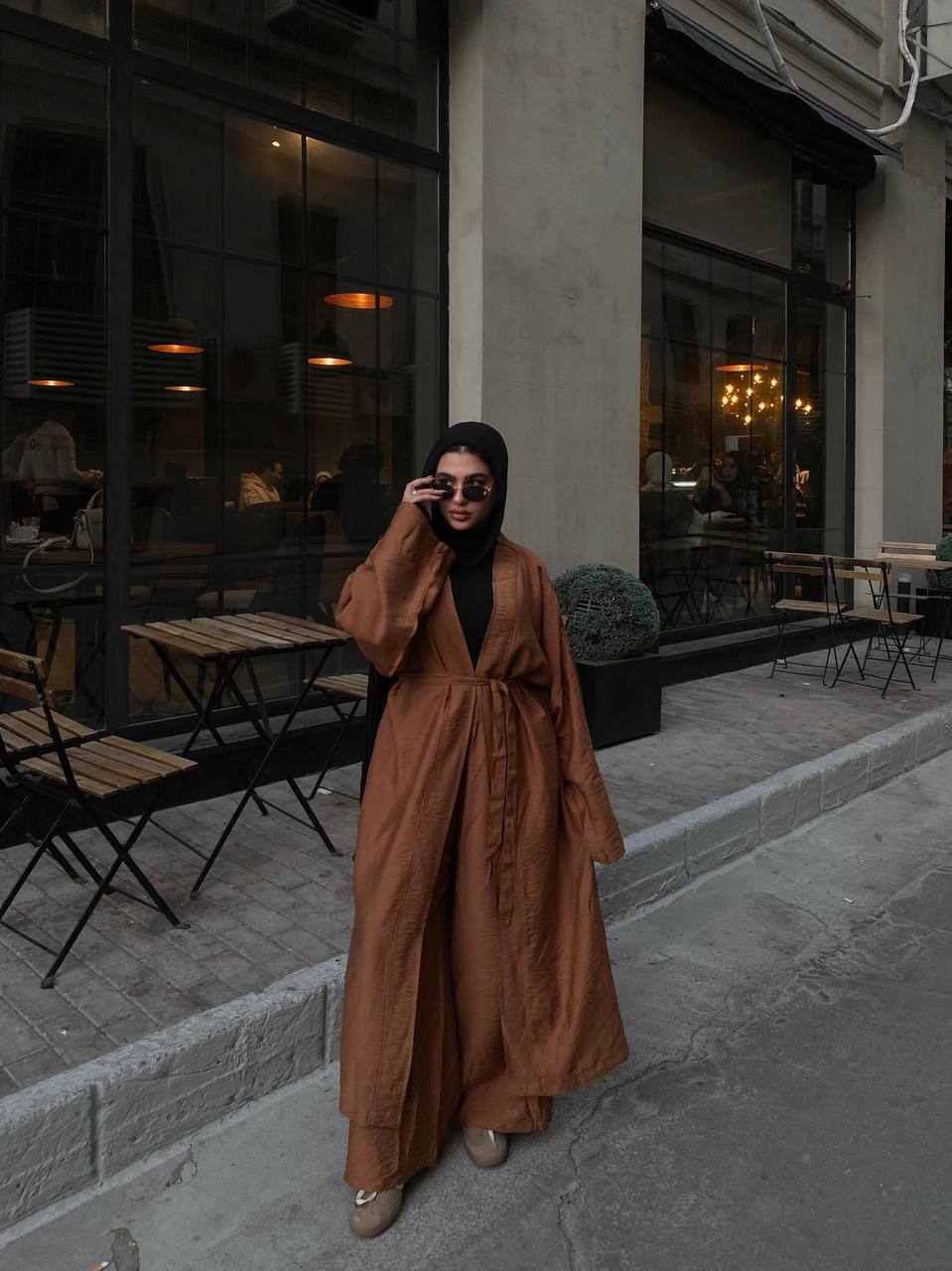 Wrap Linen Set - Havana