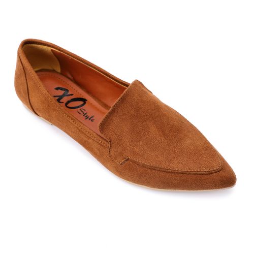 Pointed Toe Suede Ballerinas