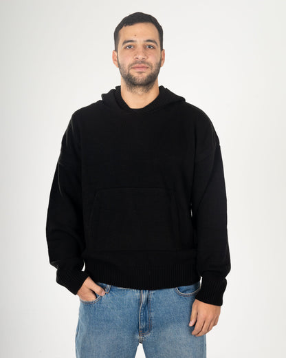 Knitted Oversized Hoodie Tricot