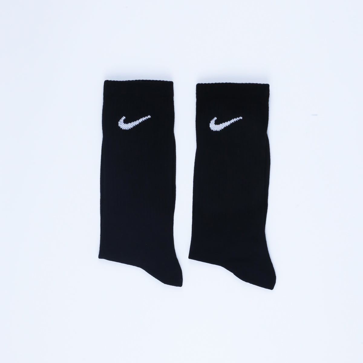 Cotton Basic Crew Socks – Black