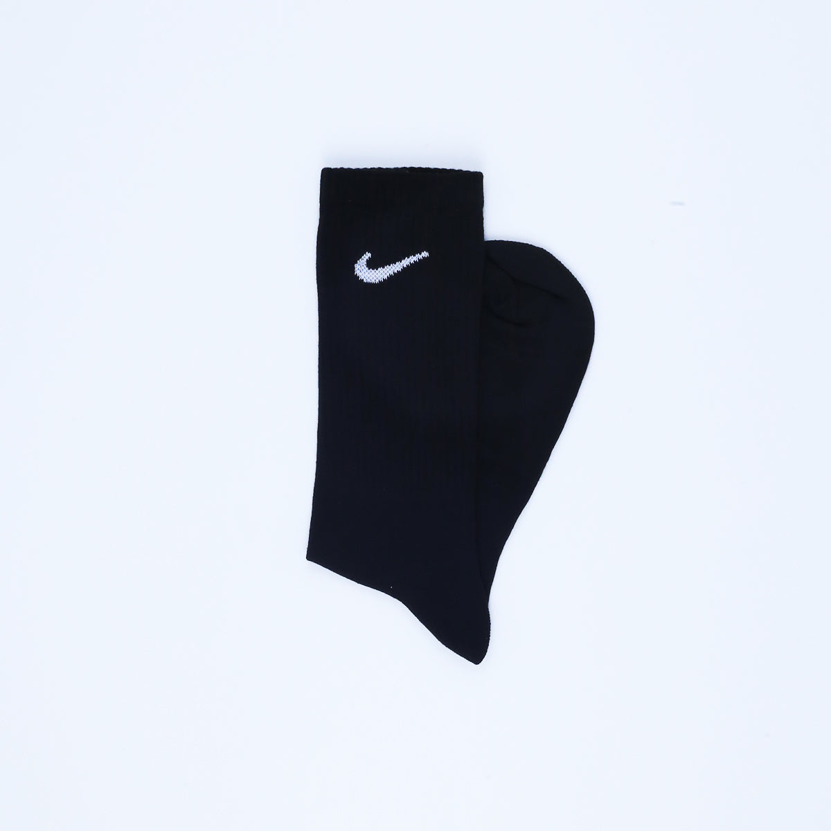 Cotton Basic Crew Socks – Black