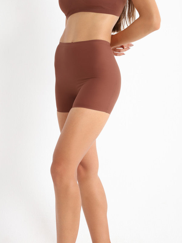 Seamless Comfort Boyshorts Dark Brown