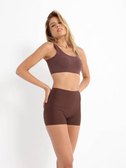 Seamless Comfort Boyshorts Tan