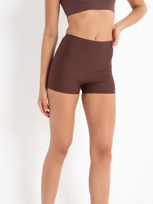 Seamless Comfort Boyshorts Tan