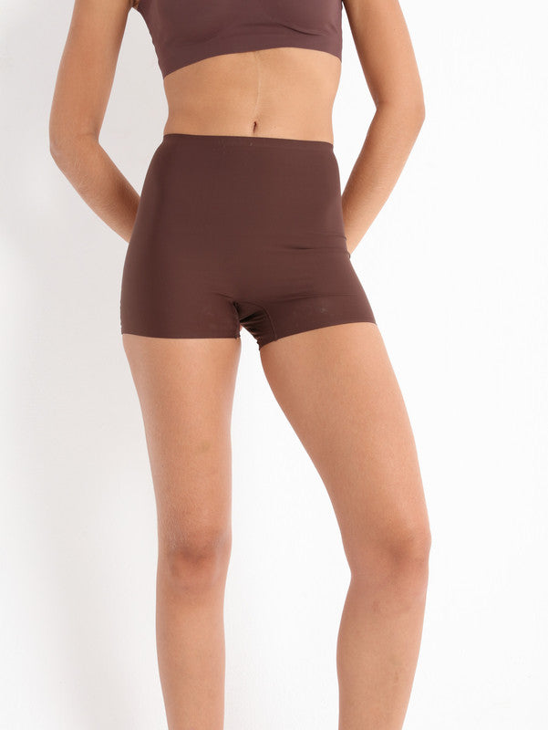 Seamless Comfort Boyshorts Tan