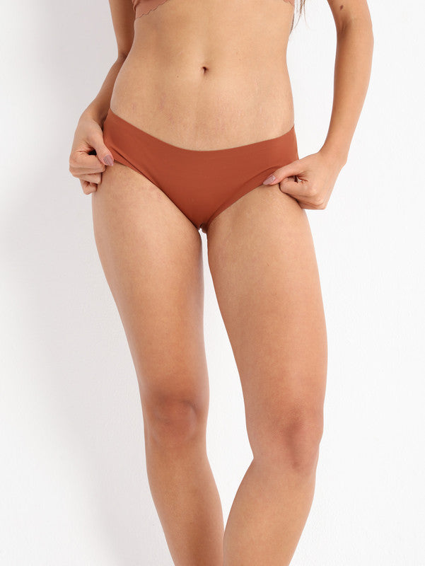 Seamless Grace Full-Coverage Bikini Skin Tan