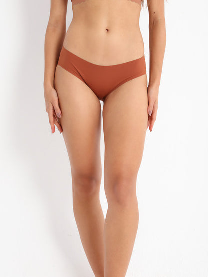 Seamless Grace Full-Coverage Bikini Skin Tan