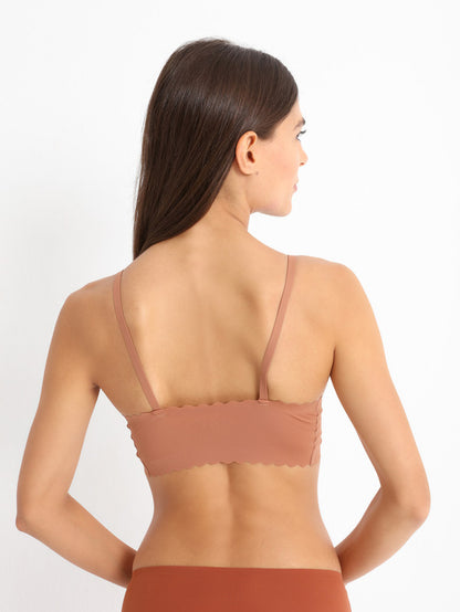 Seamless Amour Bralette Chestnut Brown