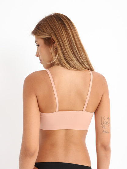 Seamless Charm Bralette Apricot