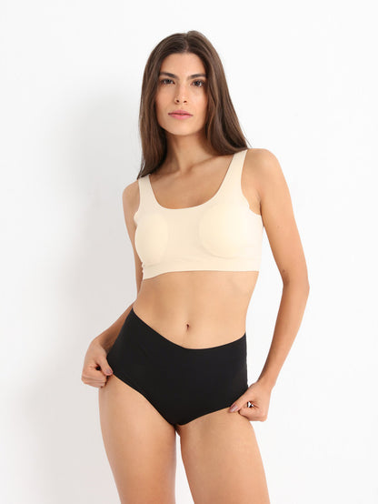 Seamless Allure U-Neck Bralette Medium - Skin Tone