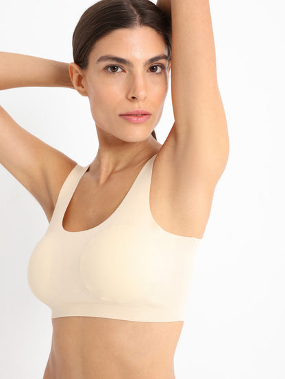 Seamless Allure U-Neck Bralette Medium - Skin Tone