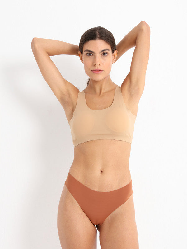 Seamless Allure U-Neck Bralette - Skin Tone