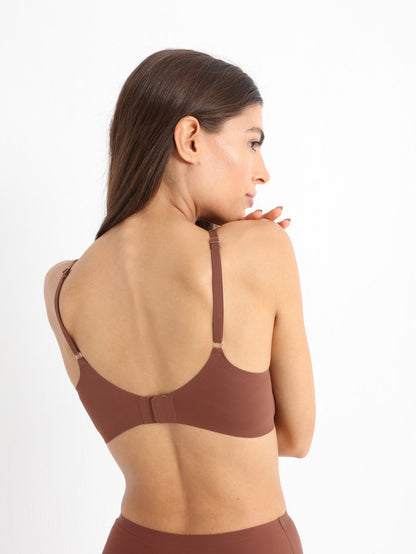 Seamless Harmony Bra - Dark Brown