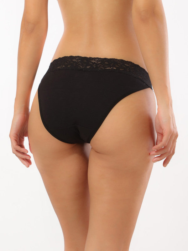 Chantelle Dentelle Tanga Panty - Black