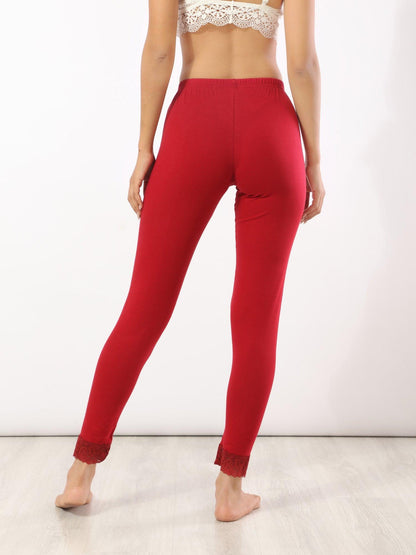 Lacy Leggings
 Red