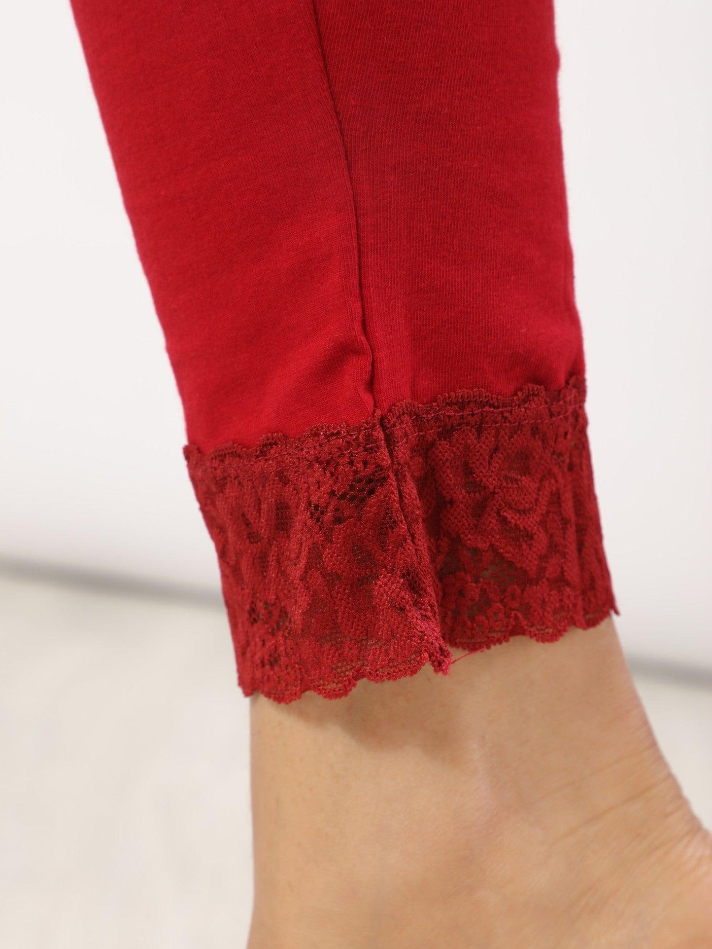 Lacy Leggings
 Red