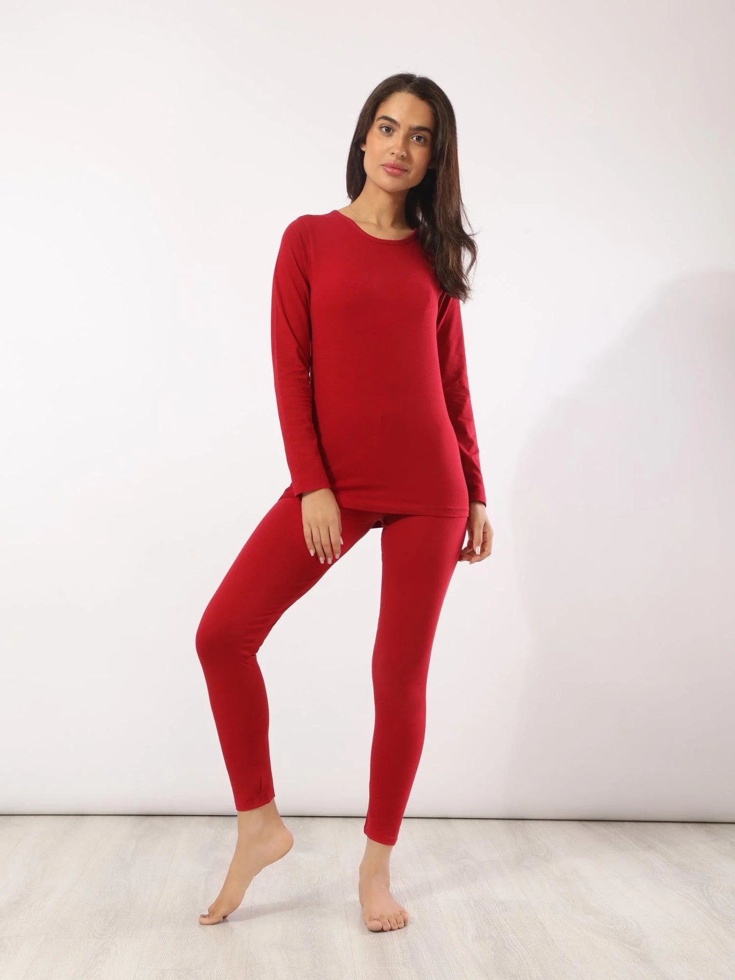 Basic Leggings - Red